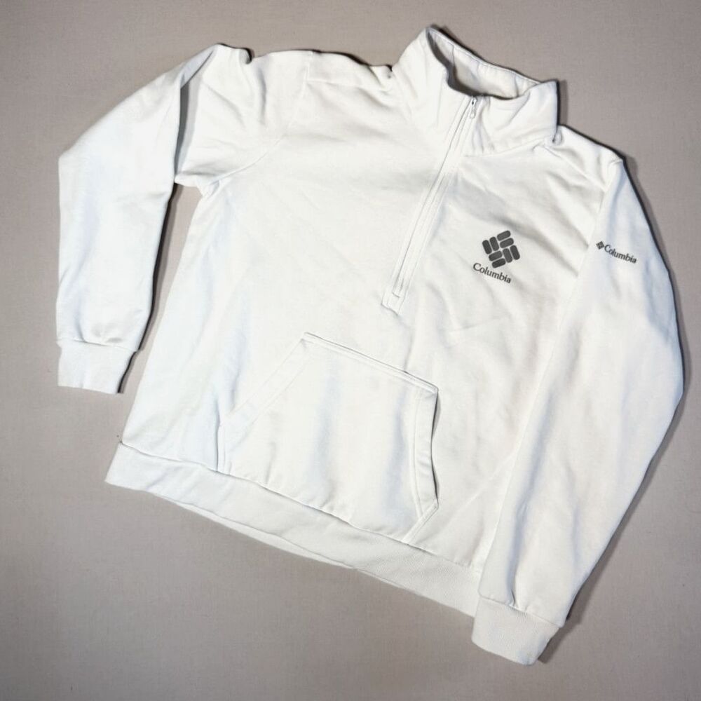 cozy Columbia Trek french terry half quarter zip pullover sweatshirt XL
